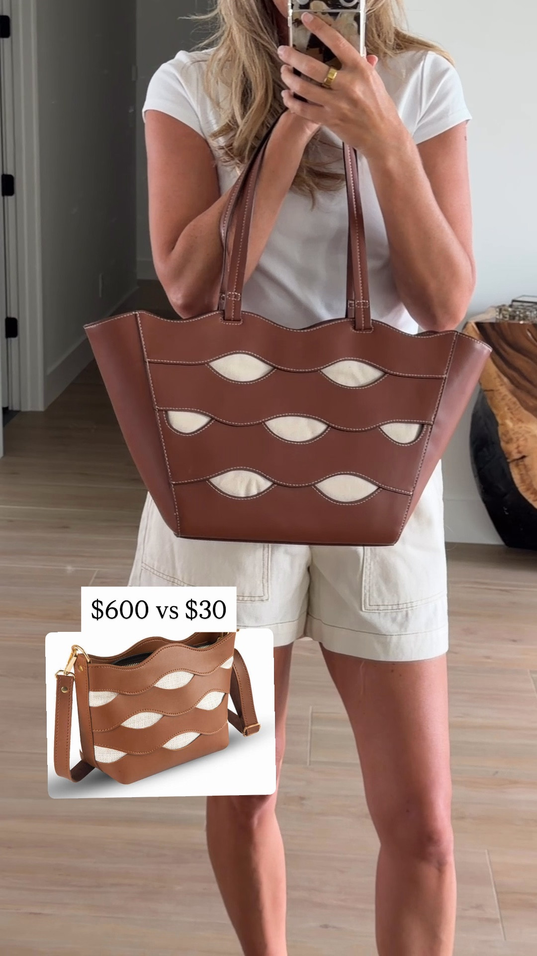 Walmart leather cut tote bag 

#LTKU #LTKmomlife #LTKTravel