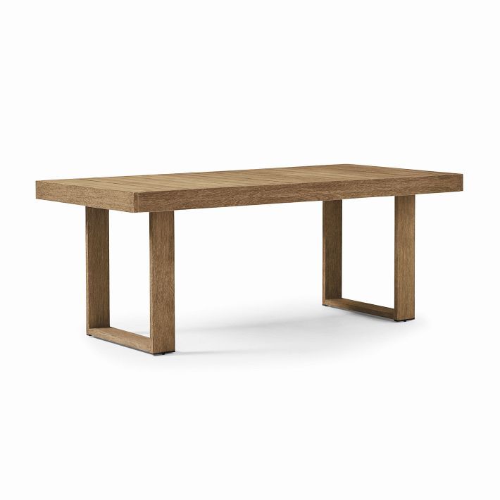 Portside Outdoor Dining Table (76.5"–96") | West Elm (US)