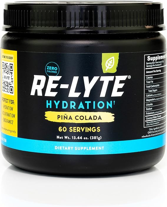 Redmond Re-Lyte Sugar Free Electrolyte Powder Drink Mix (Pina Colada) | Amazon (US)