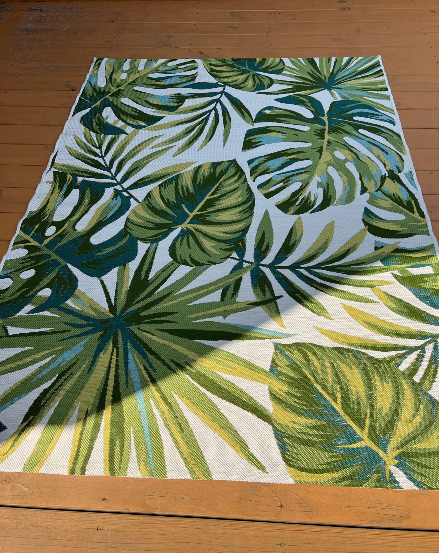 Outdoor leaf rug! 

#LTKFind #LTKhome #LTKunder100