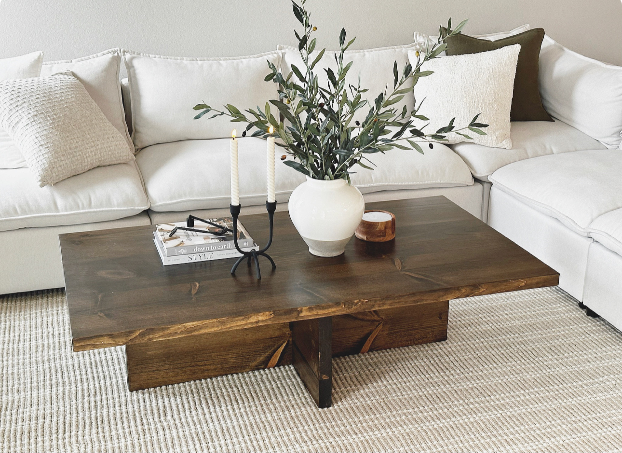 Our new coffee table! Plus some great coffee table styling options. Definitely wait for the sale on this coffee table. I got it 25% off + free shipping. It’s real wood and made in the USA!  Color is Jacobean and the size here is 30 x 54”

Wood coffee tables, rectangular coffee table, dark brown coffee table, coffee table decor, living room furniture, living room ideas, family room, home decor, home design, home decorating, home styling, modern coastal, organic modern

#LTKhome #LTKstyletip