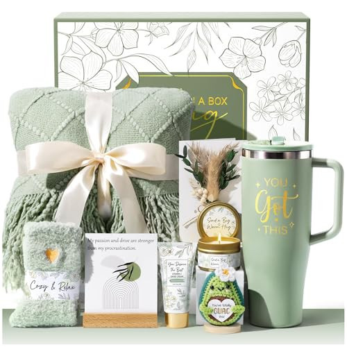 Get Well Soon Gifts for Women, Luxury Mothers Day Birthday Gift Basket, Surgery Recovery Care Package Cancer Self Care Gift Set, Relaxing Sympathy Inspirational Feel Better Spa Gift for Mom Her Friend | Amazon (US)