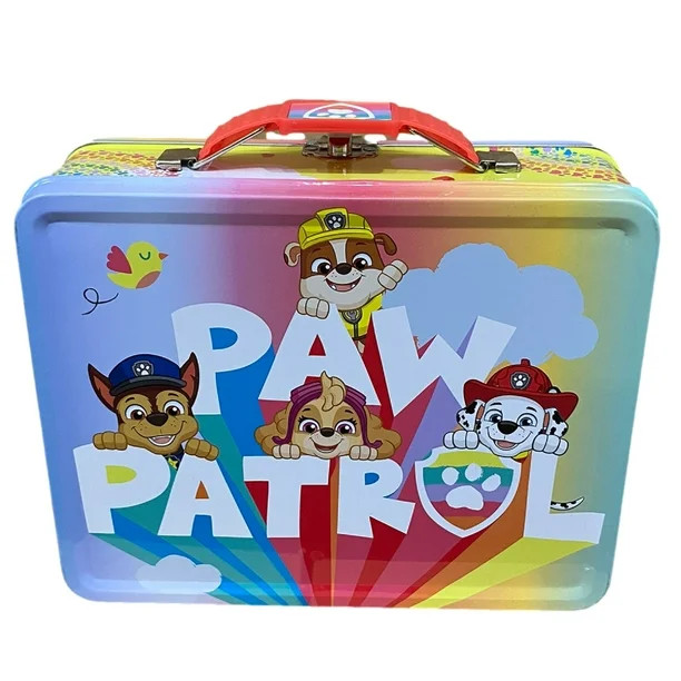Paw Patrol Tin Stationery Box (Pencil or Coloring Box) - Multi-color - 'Think Happy Thoughts' | Walmart (US)