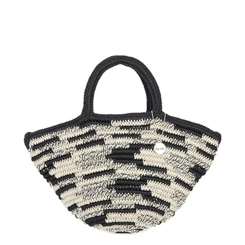 The Sak Calla Small Tote Bag in Crochet, Double Handle Straps, Midnight Ombre Tile | Amazon (US)
