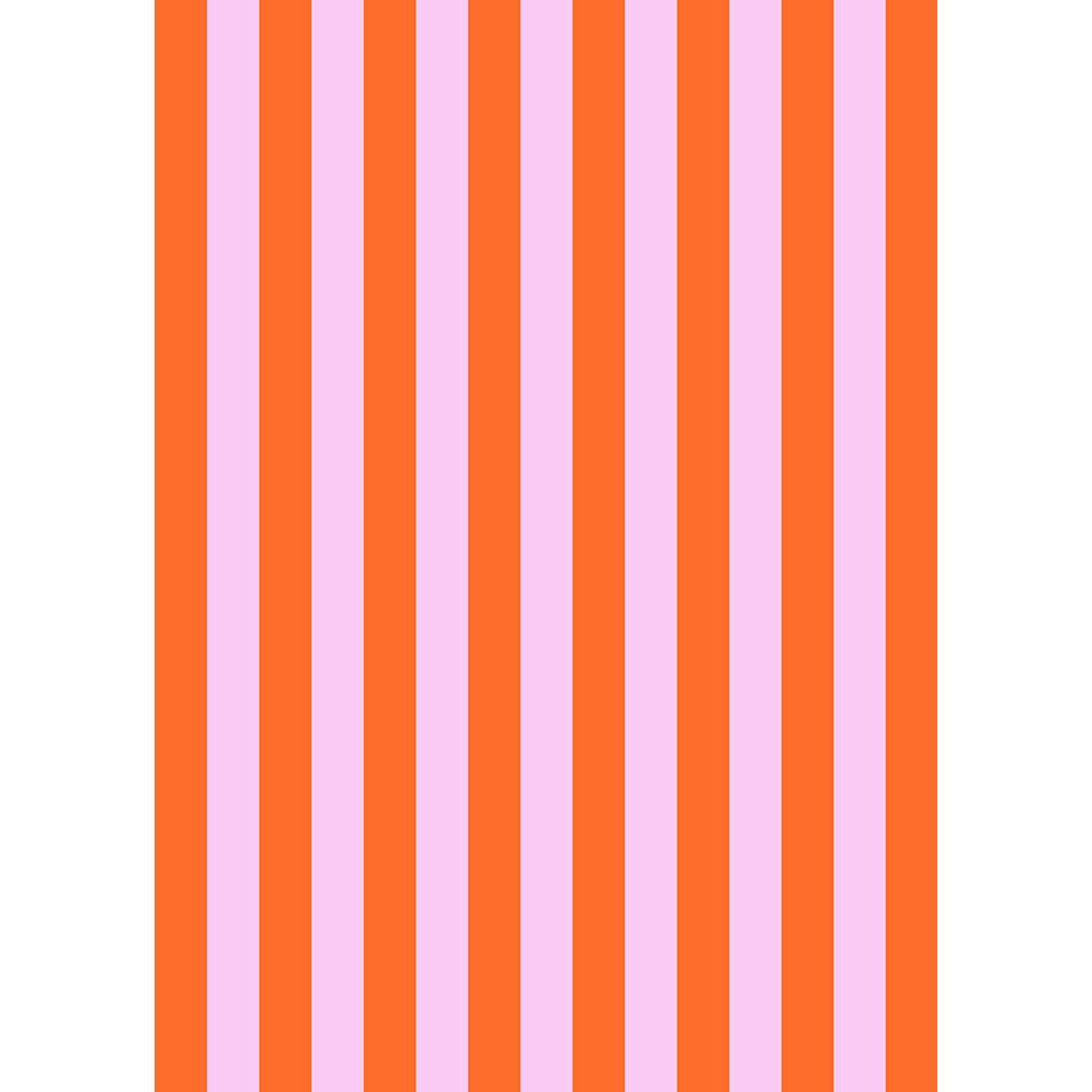 Pink Red Stripes Flat Wrap | Paper Source