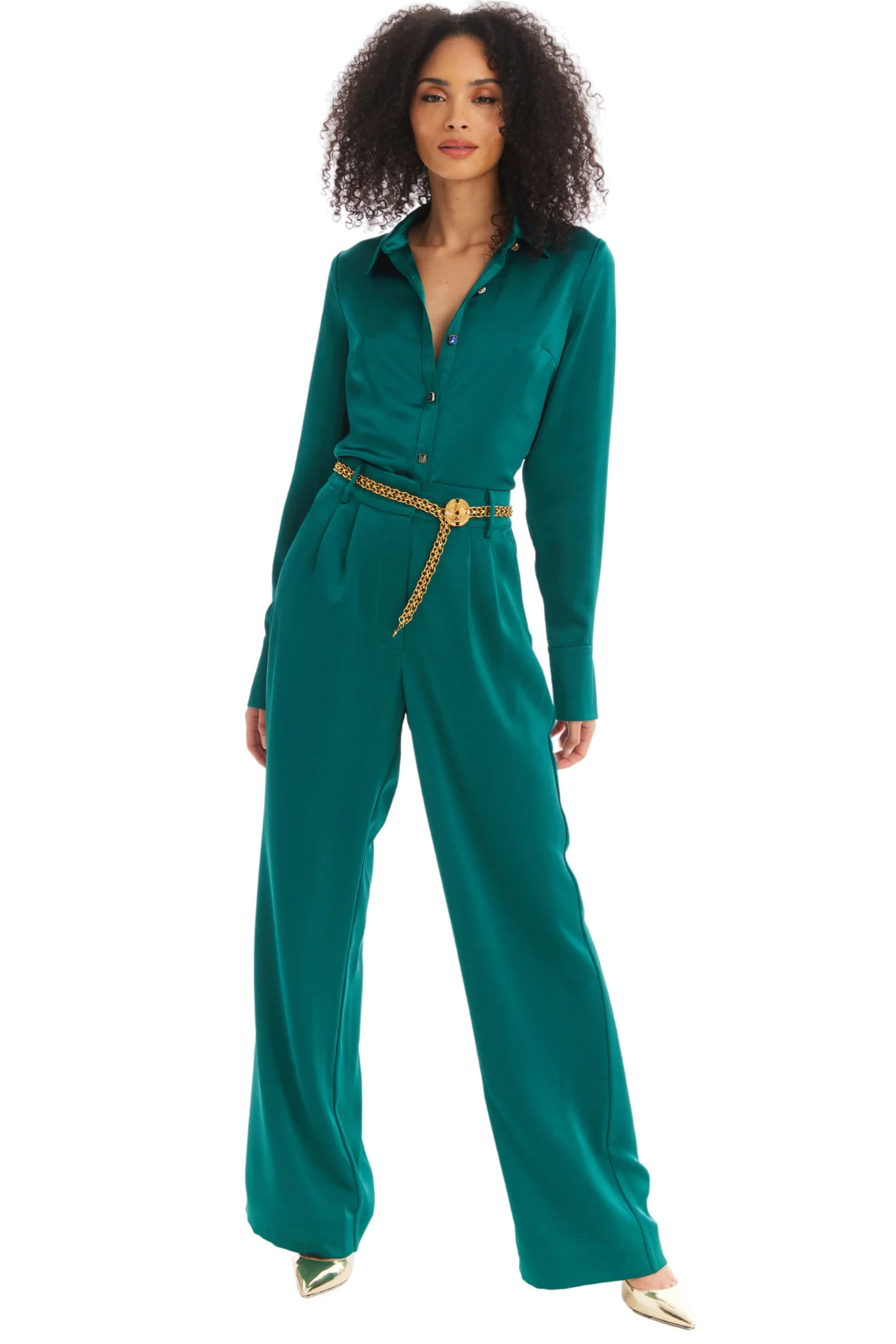 RHINESTONE BUTTON DOWN | ALLISON New York