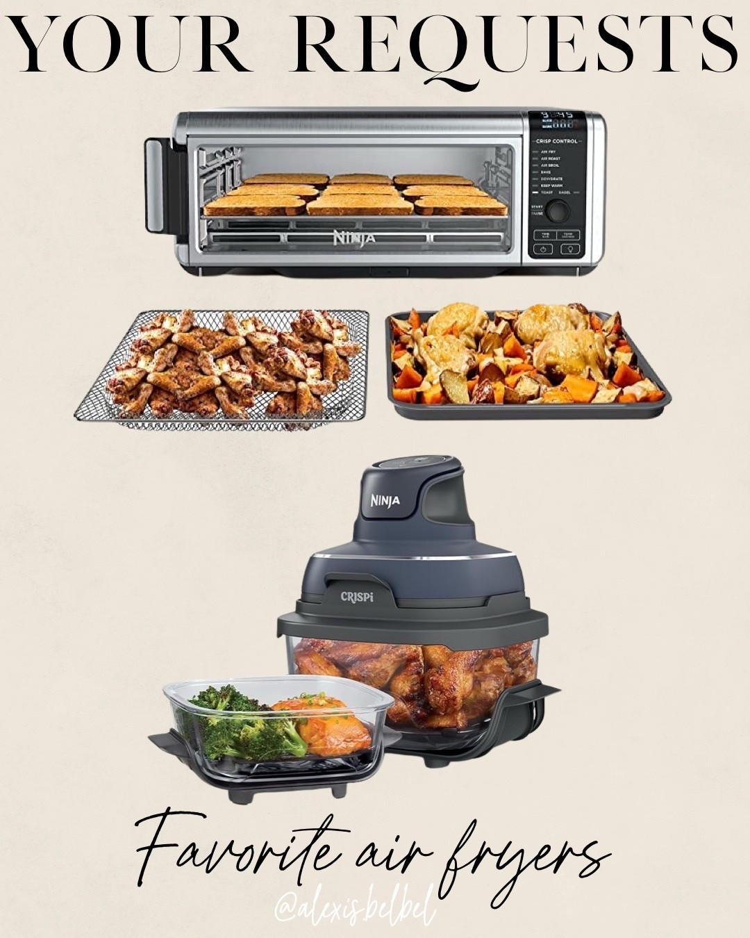 Favorite air fryers we have! The second one is glass and can be put in dishwasher 

#LTKfitnessgoals #LTKHome