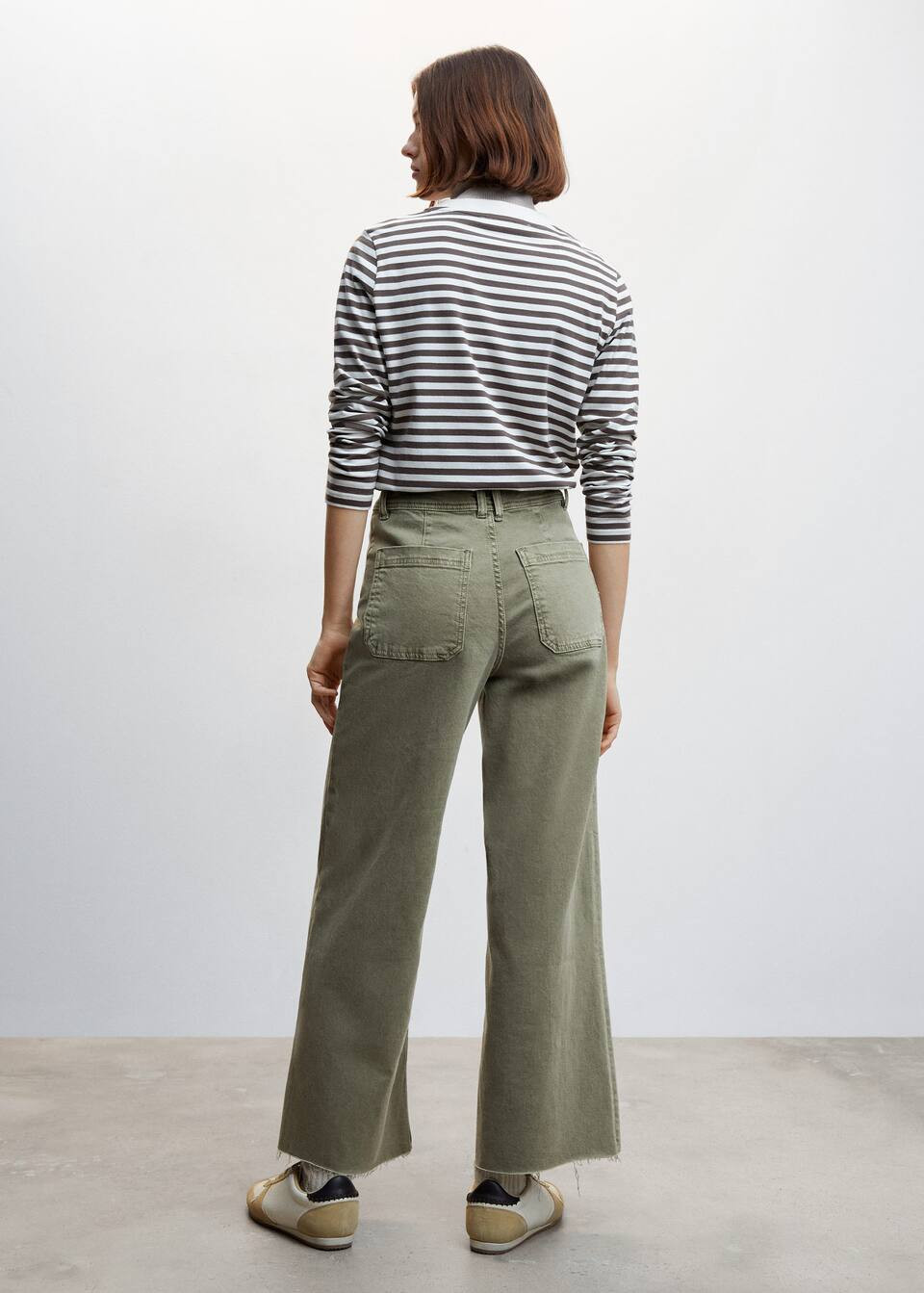 Jeans culotte high waist -  Women | Mango United Kingdom | MANGO (UK)