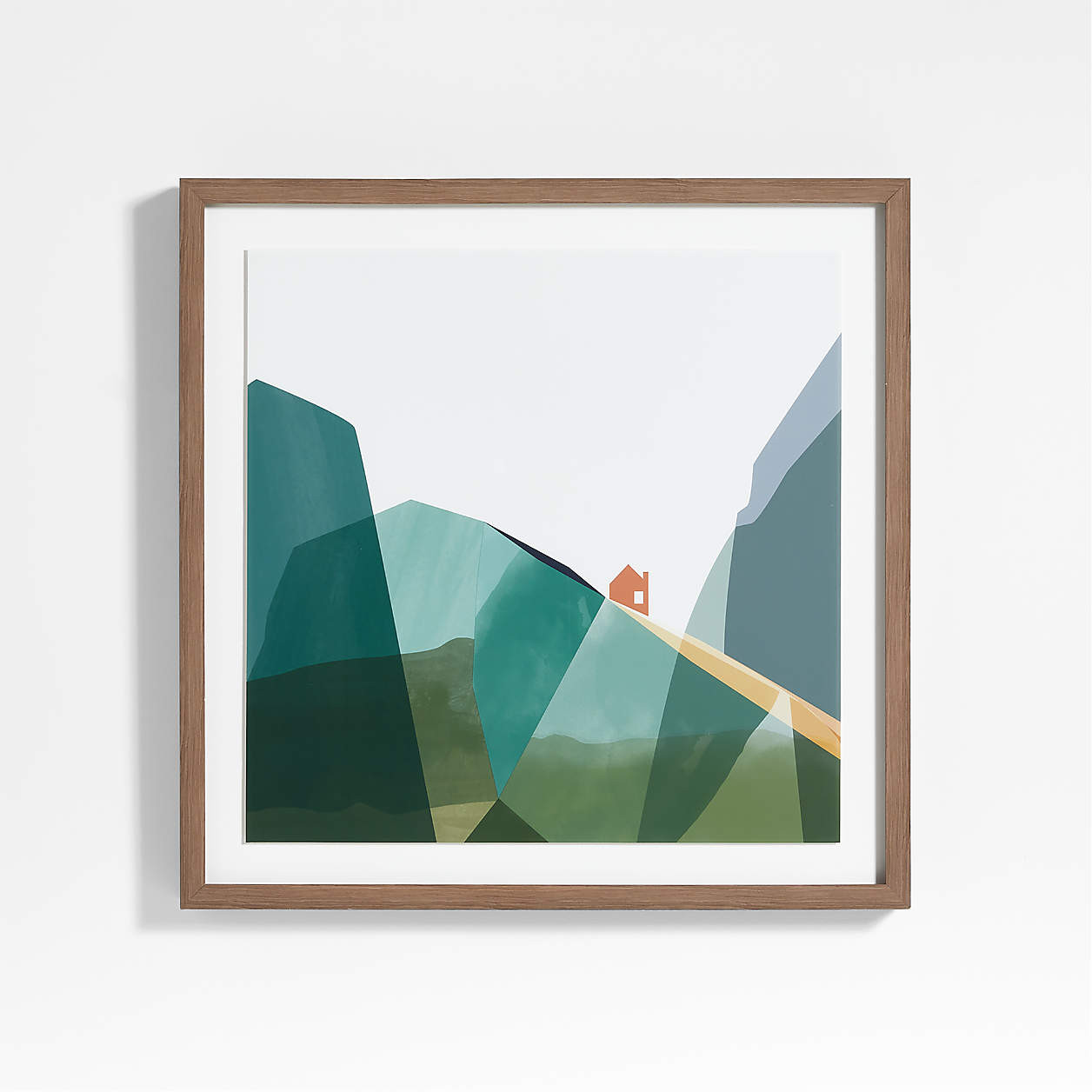 Cloud Landscape Framed Wall Art Print + Reviews | Crate & Kids | Crate & Barrel