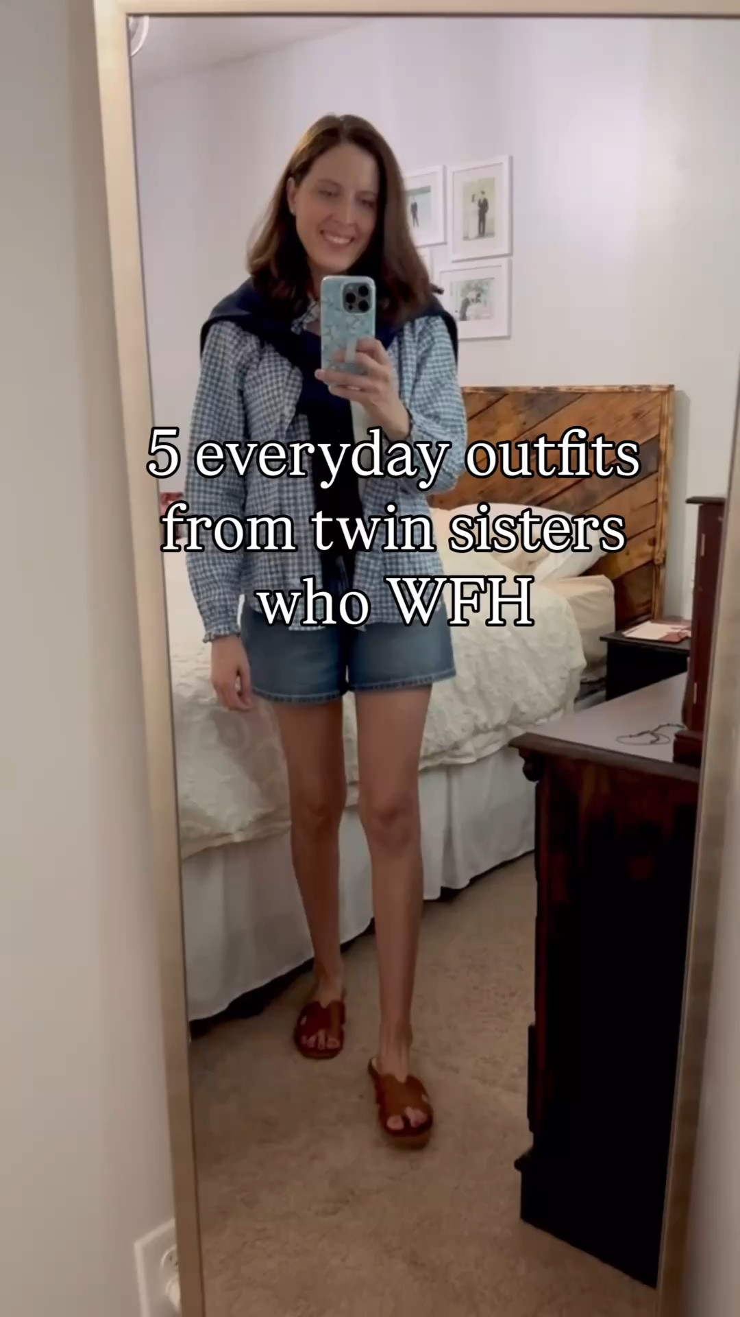 5 outfits we actually wore lately and where from twin sisters, who both work from home and love, classic everyday outfits