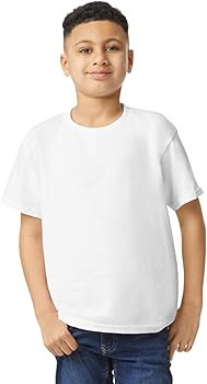 Gildan Unisex-Child Gildan Youth Heavy Cotton T-Shirt, Style G5000b, 2-Pack | Amazon (US)