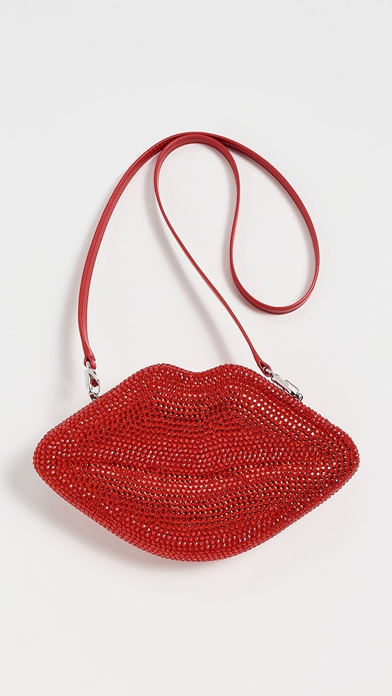 Crystal Lip Clutch | Shopbop