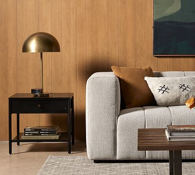 Harmon Rectangular Metal End Table (20") | Pottery Barn (US)