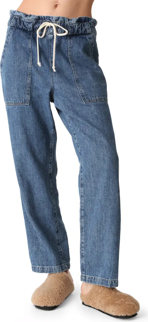 Drawstring Denim Pants | Nordstrom