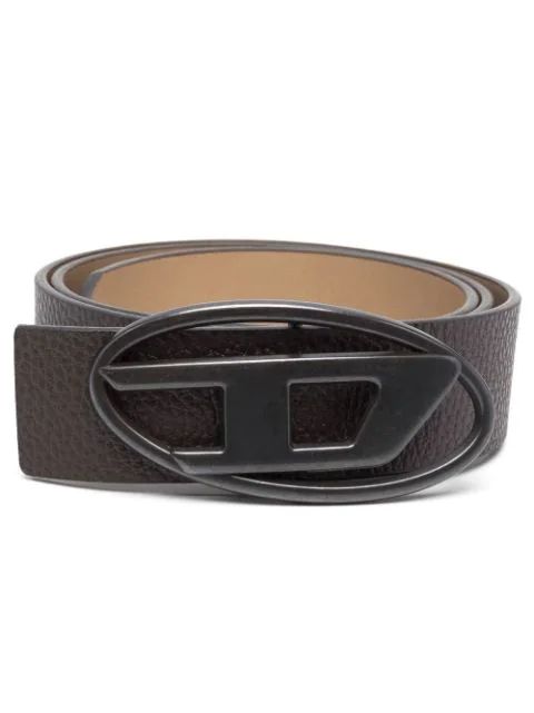 Diesel logo-buckle Leather Belt - Farfetch | Farfetch Global