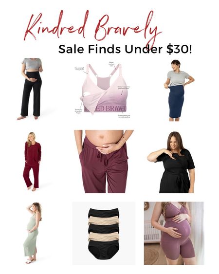 Kindred Bravely Sale Finds under $30. Maternity loungewear nursing pajamas 

#LTKsalealert #LTKHoliday #LTKmidsize