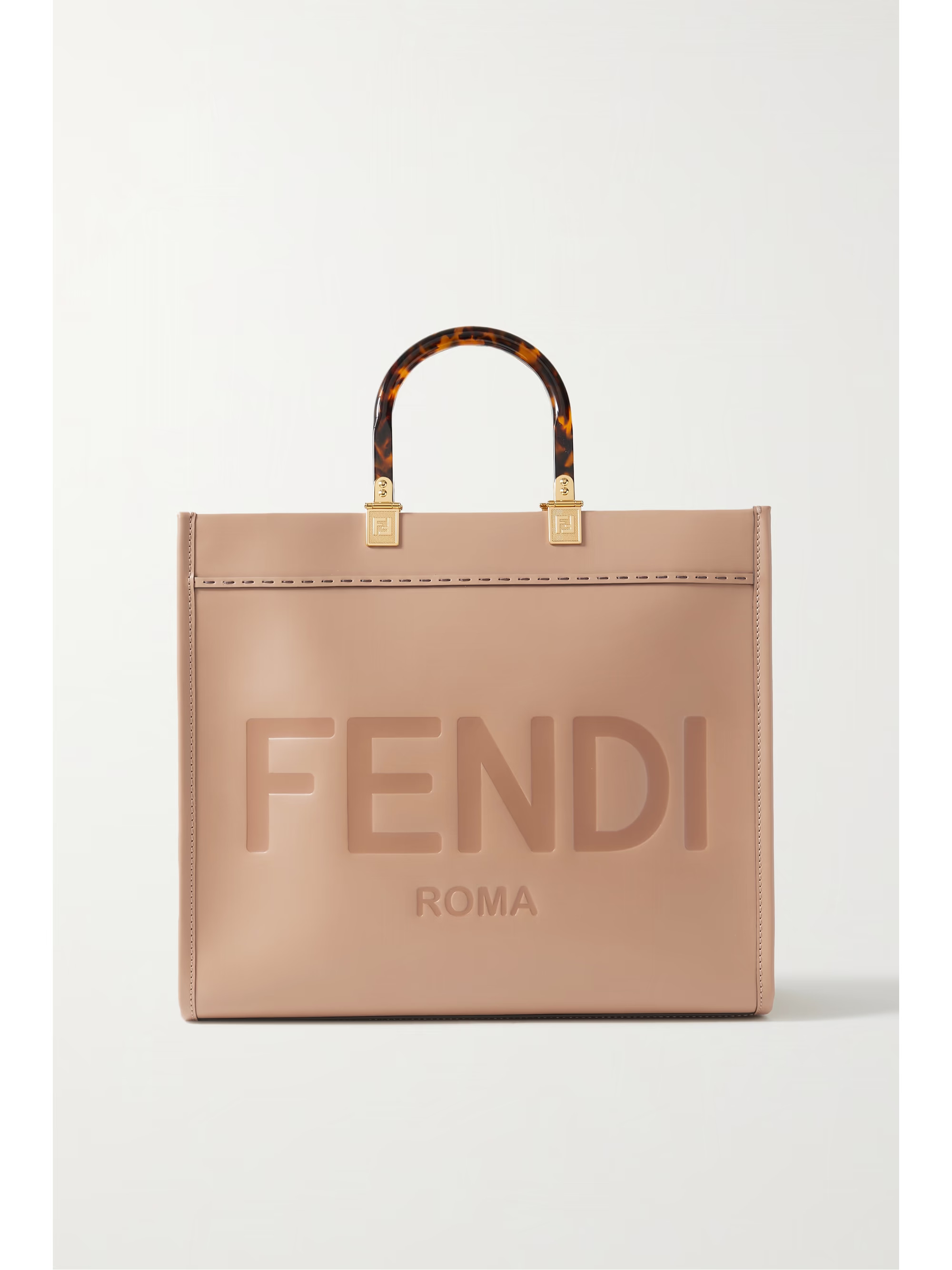 Sunshine Shopper debossed leather tote | NET-A-PORTER (US)