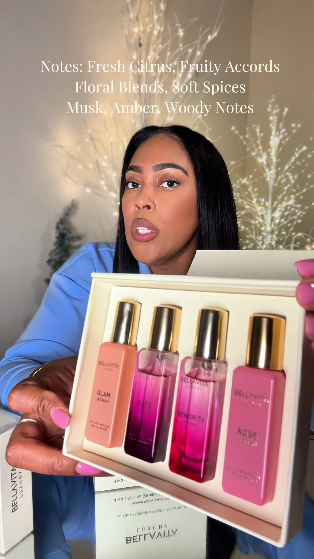 For the friend who’s always saying “smell this!” 💕 The Bella Vita luxury perfume gift set gives her a few fragrances to try without you having to pick just one. And yes, you can be that friend and gift it to yourself. 🤭

#bellavita #perfumegiftset #perfumeForWomen #giftideasforher #perfumetok