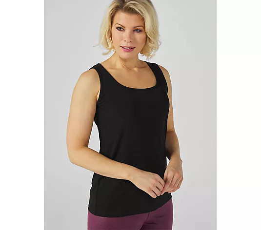 Kim & Co Brazil Jersey Sleeveless Vest Top - QVC UK | QVC UK