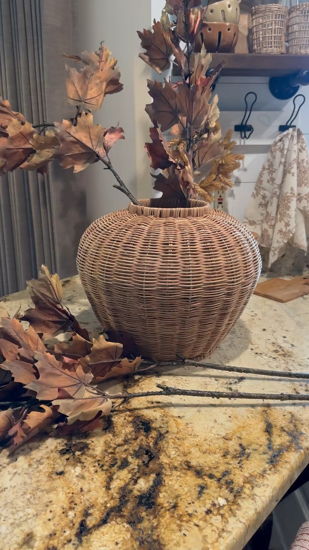 The Prettiest Fall Pairing 🍂

This wicker vase + these maple leaf branches are such a gorgeous way to bring those warm fall tones into your home! The small wicker vase is under $40, and I styled mine with five maple leaf branches for a full, statement look.

The branches may arrive a little wrinkled from shipping, but don’t let that scare you! A quick steam and a little fluffing + manipulating makes such a difference and helps them look full and natural.

🍂 Small wicker vase — under $40
🍁 Five maple leaf branches shown
✨ Get $30 OFF when you spend $100+ with code DEAL30

Such a beautiful combination for fall and one I’ll be using all season long!

#LTKHome #LTKSeasonal #FallDecor #FallHomeDecor #FallDecorating #CozyHome #CozyFallHome #FallStems #FallBranches #WickerVase #AutumnDecor #HomeDecor

#LTKHome #LTKSaleAlert #LTKSeasonal