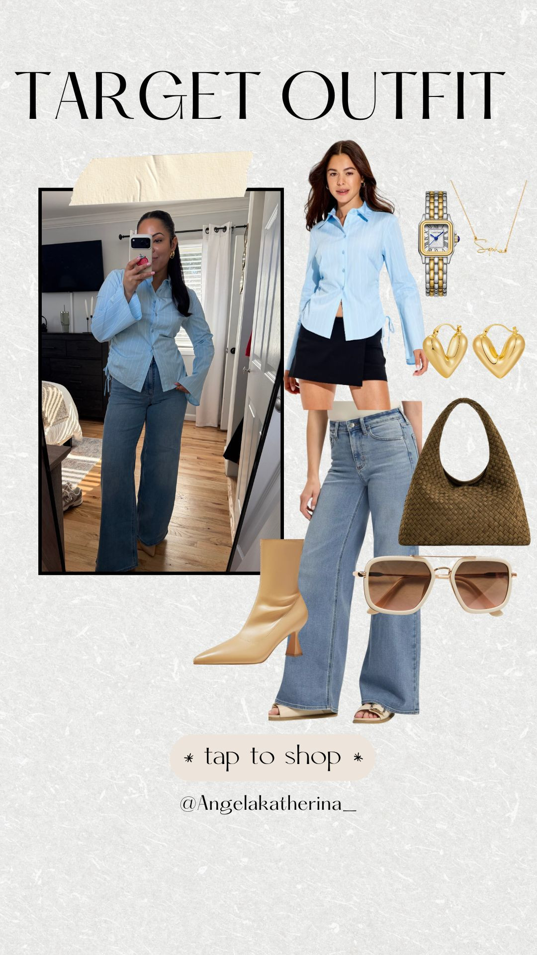 Target fashion target find target must have uniersal thread high rise wide leg jeans! suede bag amazon look for less 

 #LTKgrwm #LTKootd #LTKmomlife