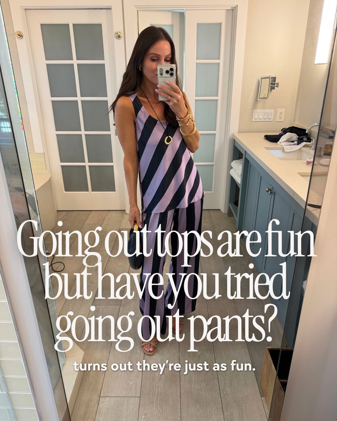 Going out tops get all the credit for being easy. Throw one on with jeans and you're set. But going out pants deserve the same reputation. Pair them with a simple tank, tee, or bodysuit and you've got an outfit that feels pulled together in under a minute. The kind that brings tons of compliments. 

 #LTKootd #LTKgrwm #LTKOver40