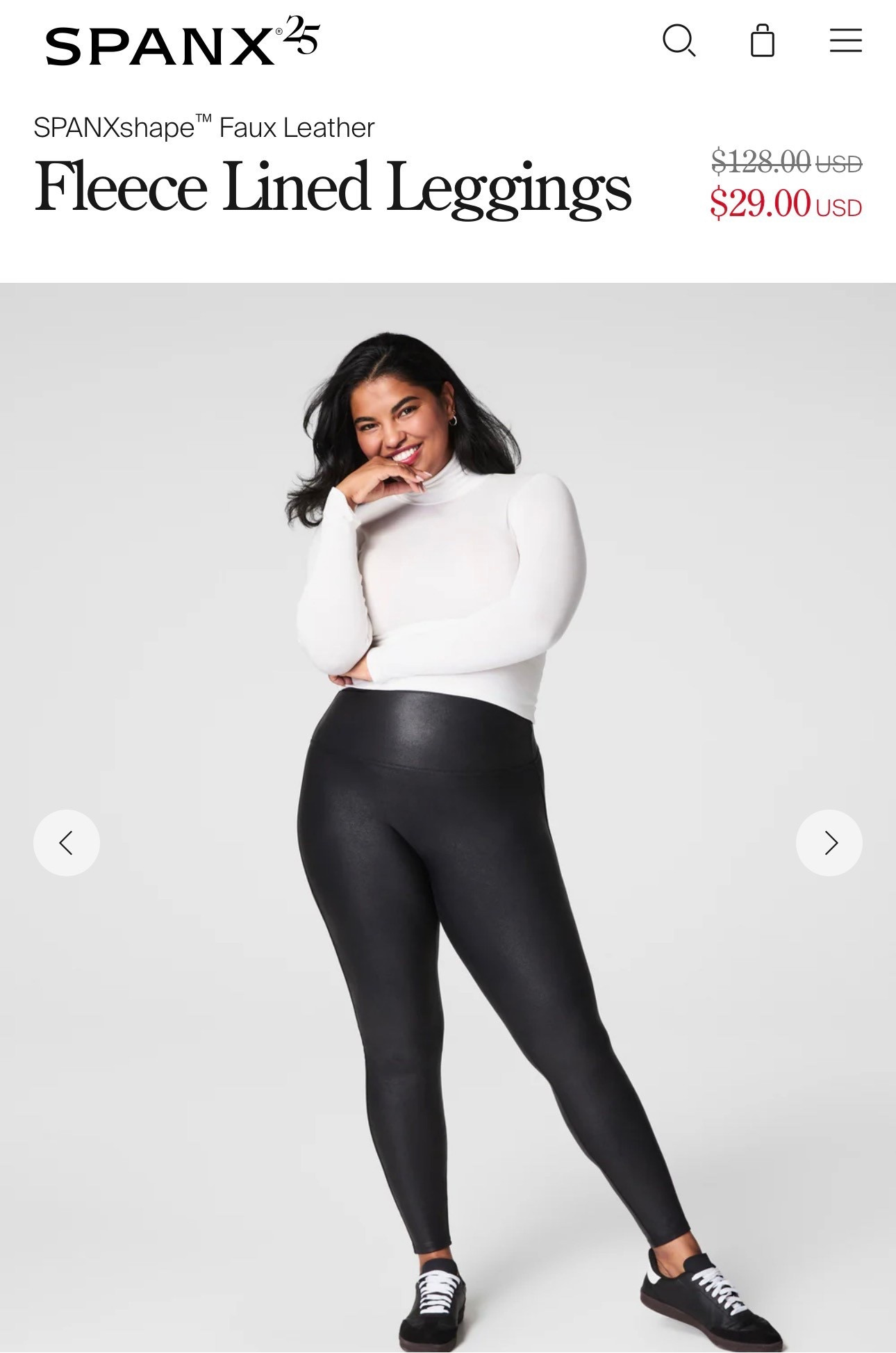 Such a great deal on Spanx fleece lined leggings! 

#LTKFindsUnder50 #LTKSaleAlert #LTKOver40