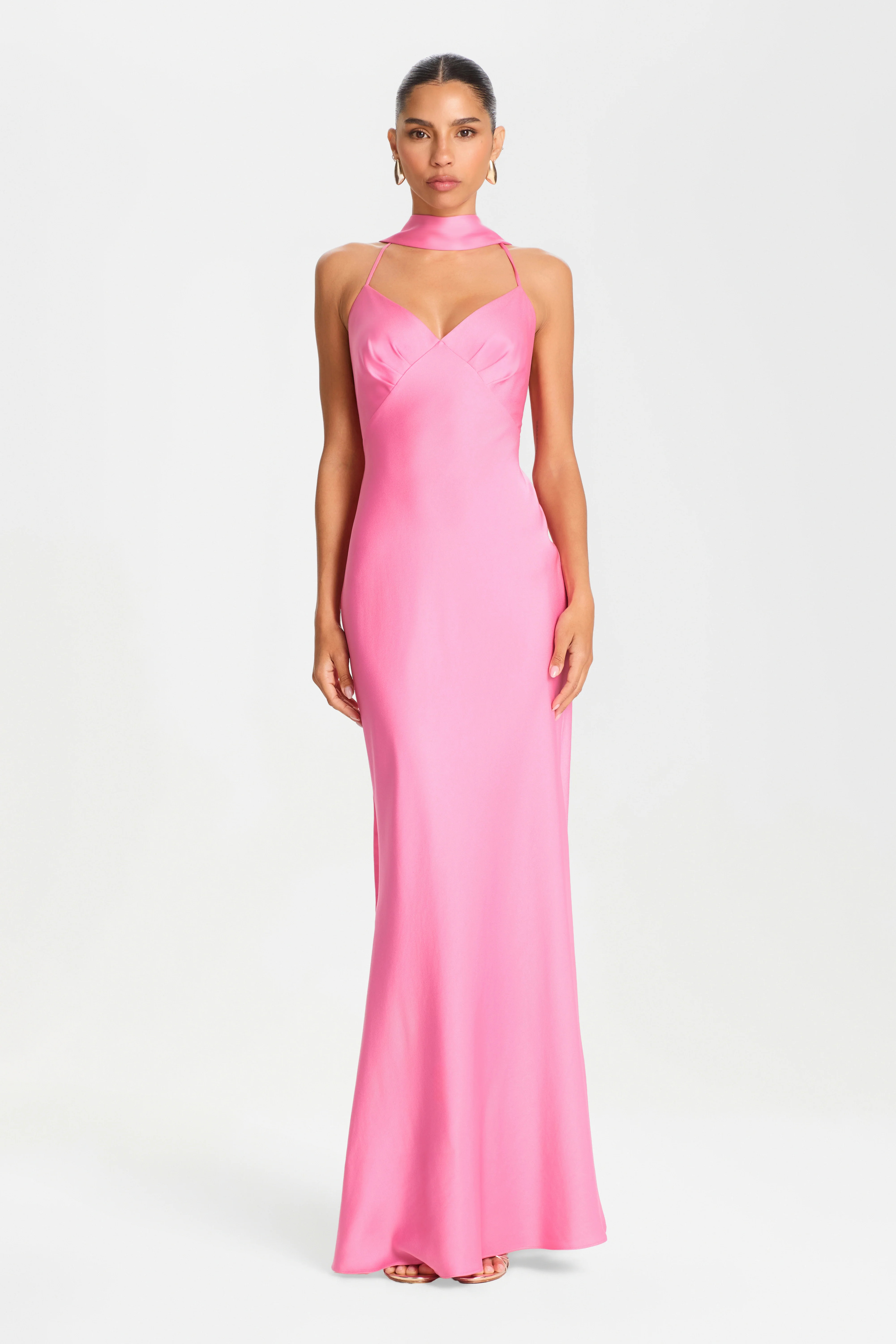 Leanna Pink Dress | Nadine Merabi