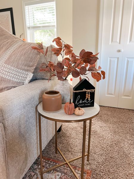 Fall home decor, fall decor, target style, target fall decor, living room decor, fall living room, accent table, end table, hearth and hand, fall candle, mini pumpkins, pumpkin decor

#LTKSeasonal #LTKhome #LTKunder100