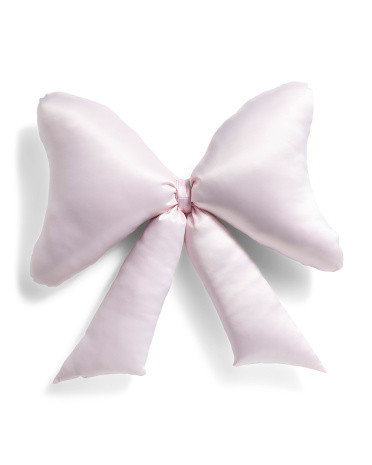 24x25 Velvet Bow Shaped Pillow | TJ Maxx
