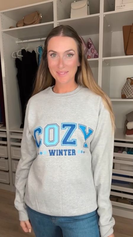 Cozy Winter Blue Sweatshirt #sweatshirt #comfy #wintersweatshirt 

#LTKstyletip