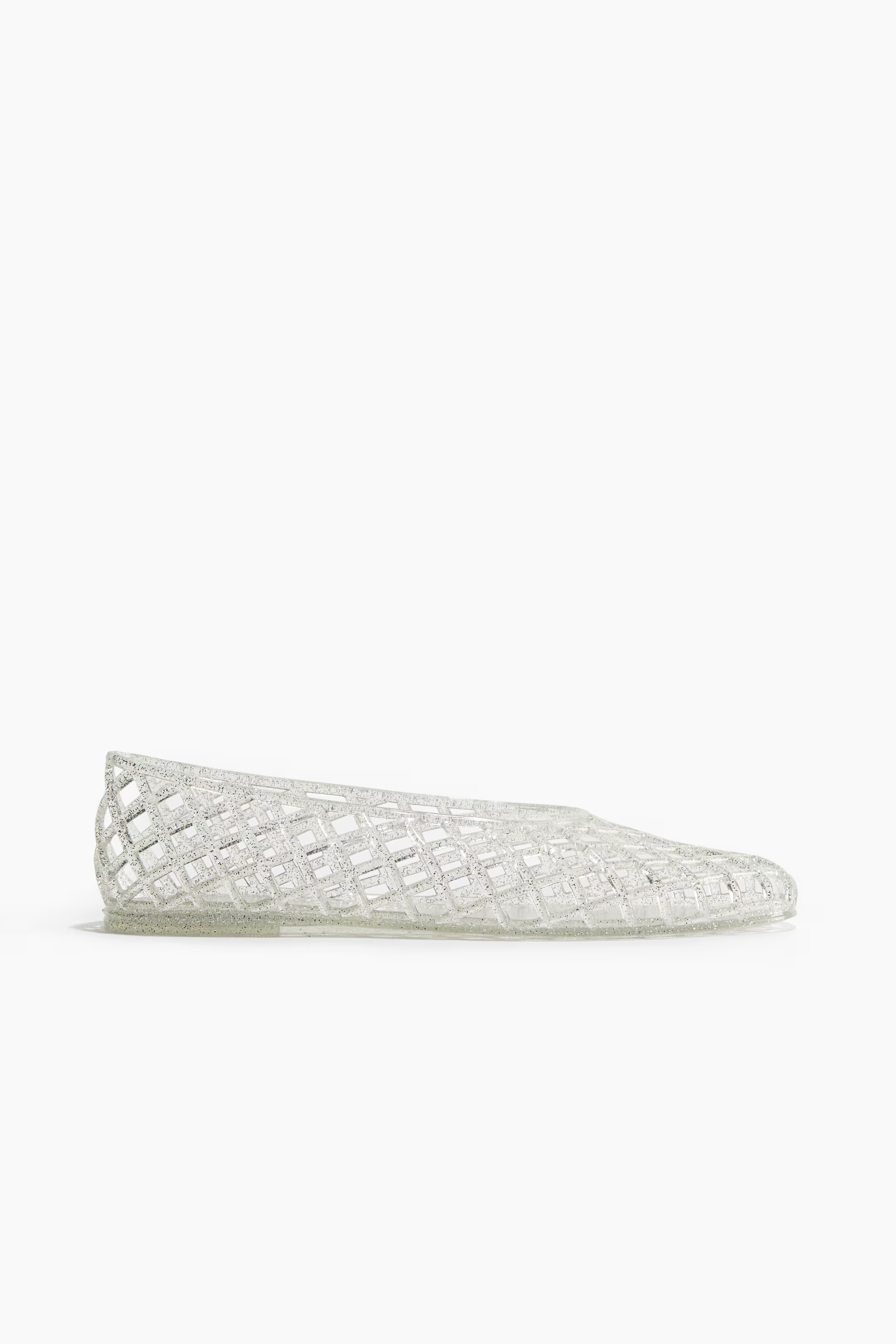 Plastic mesh ballet flats | H&M (UK, MY, IN, SG, PH, TW, HK)
