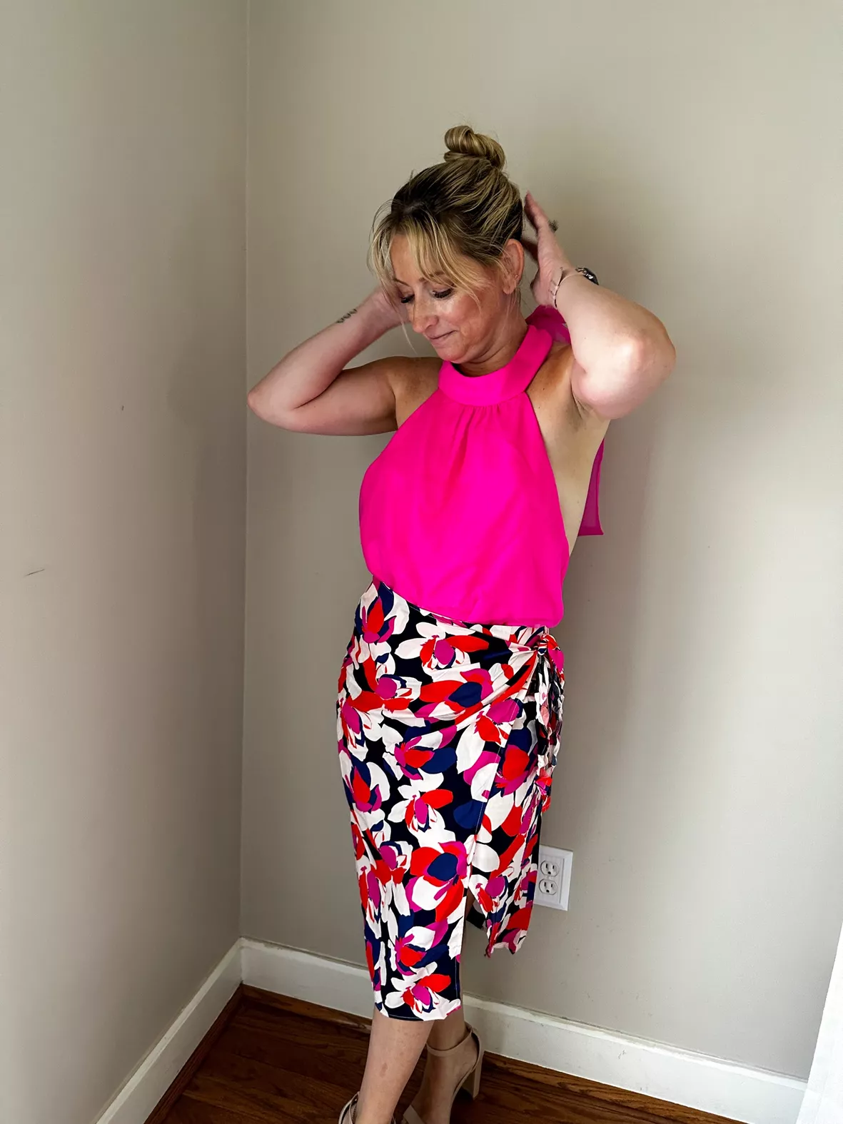 Having Mixed Feelings Multi Printed Long Sleeve Bodysuit SALE – Pink Lily