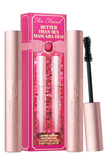 Too Faced Better Than Sex Mascara Duo $58 Value in Black at Nordstrom Rack, Size 0.22 Oz | Nordstrom Rack