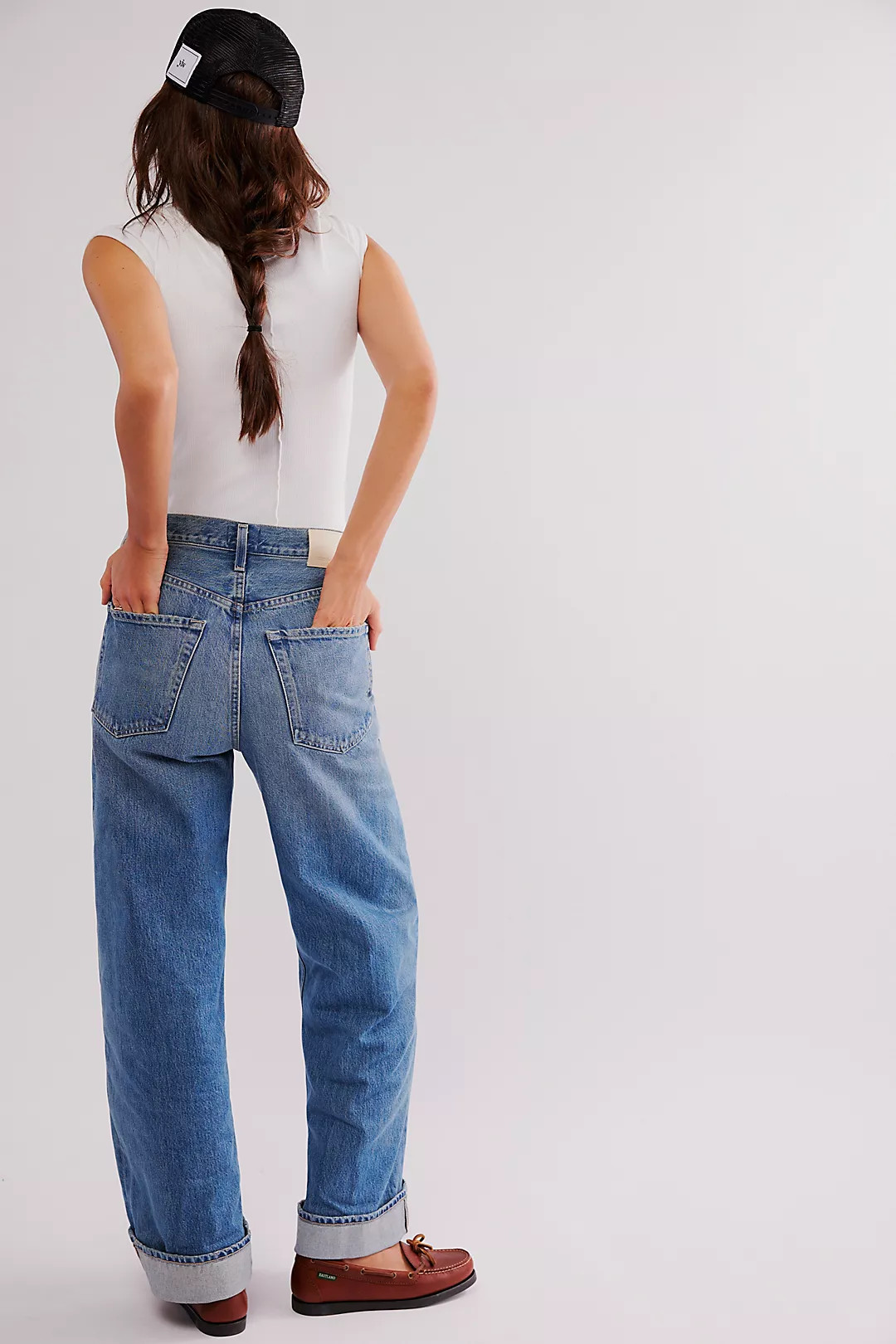 Citizens of Humanity Ayla Baggy Cuffed Crop Jeans | Free People (Global - UK&FR Excluded)
