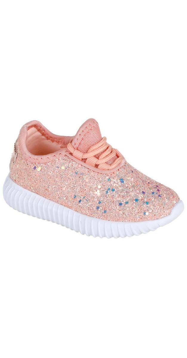 Toddler Girls Remy Glitter Sneakers - Mauve-mauve-5395615287265  | Burkes Outlet | bealls