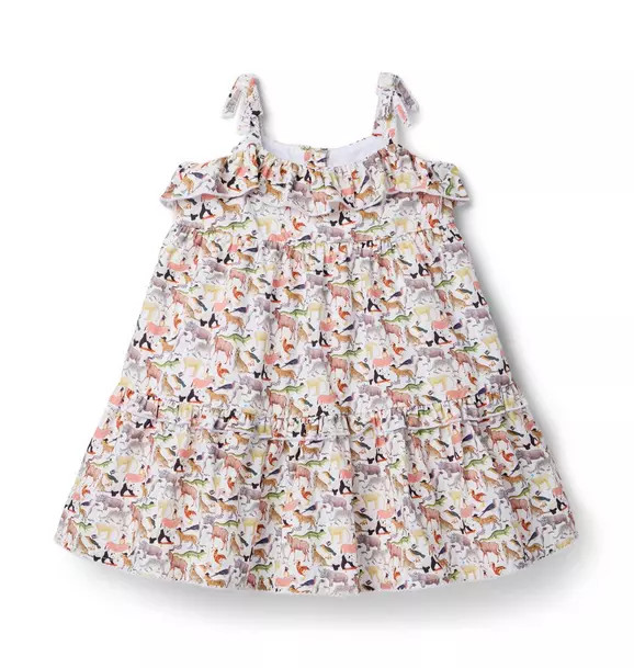 Janie and Jack | Quey 2 Dress Made With Liberty Fabric - White / 12-18m | Janie and Jack