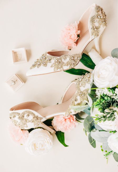 The most perfect wedding shoes that are actually budget friendly: bridal shoes, white heels, vintage heels 

#LTKWedding #LTKStyleTip #LTKParties