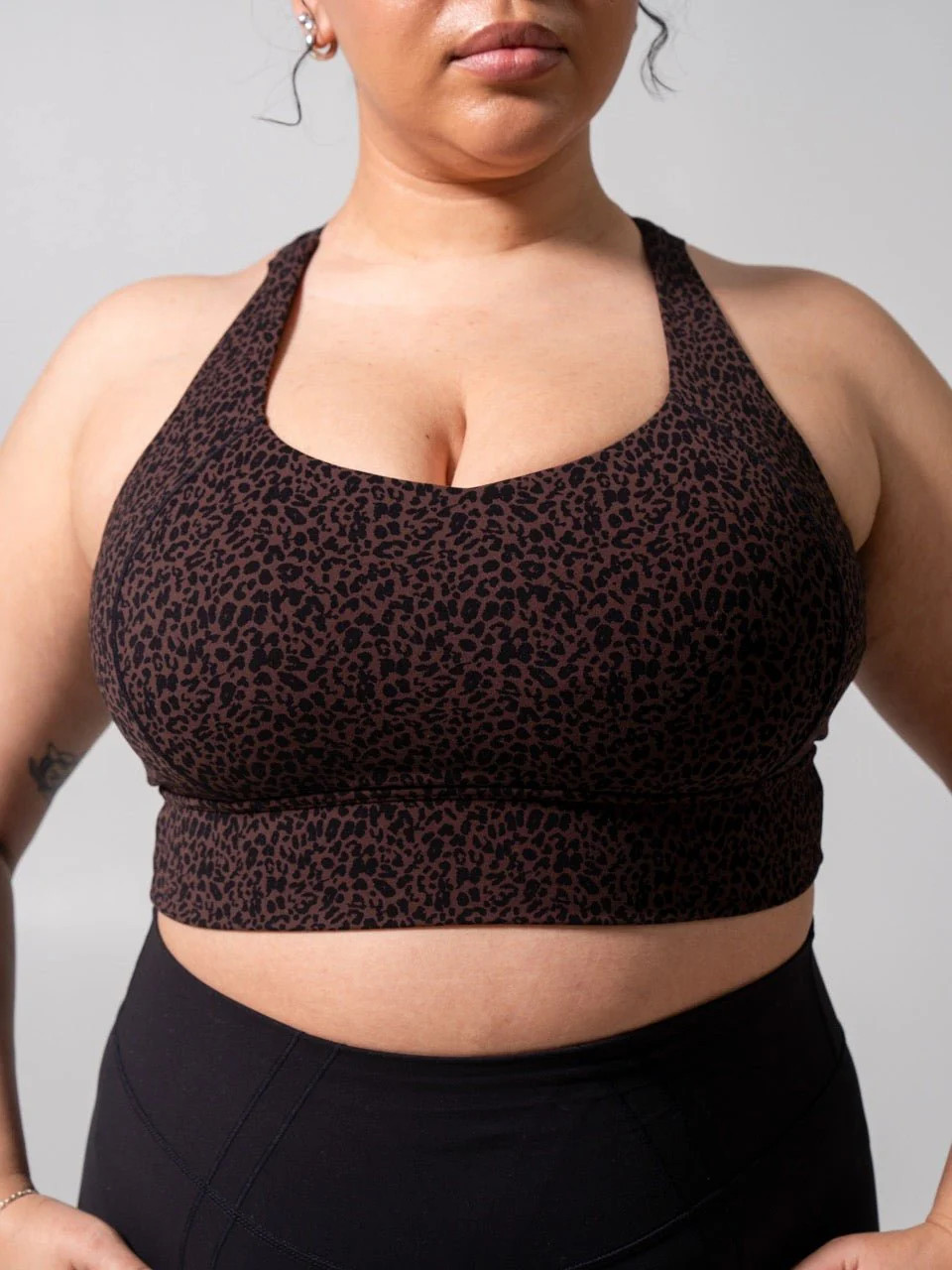Nubre Twilight Sports Bra - Leopard Print | Buffbunny Collection