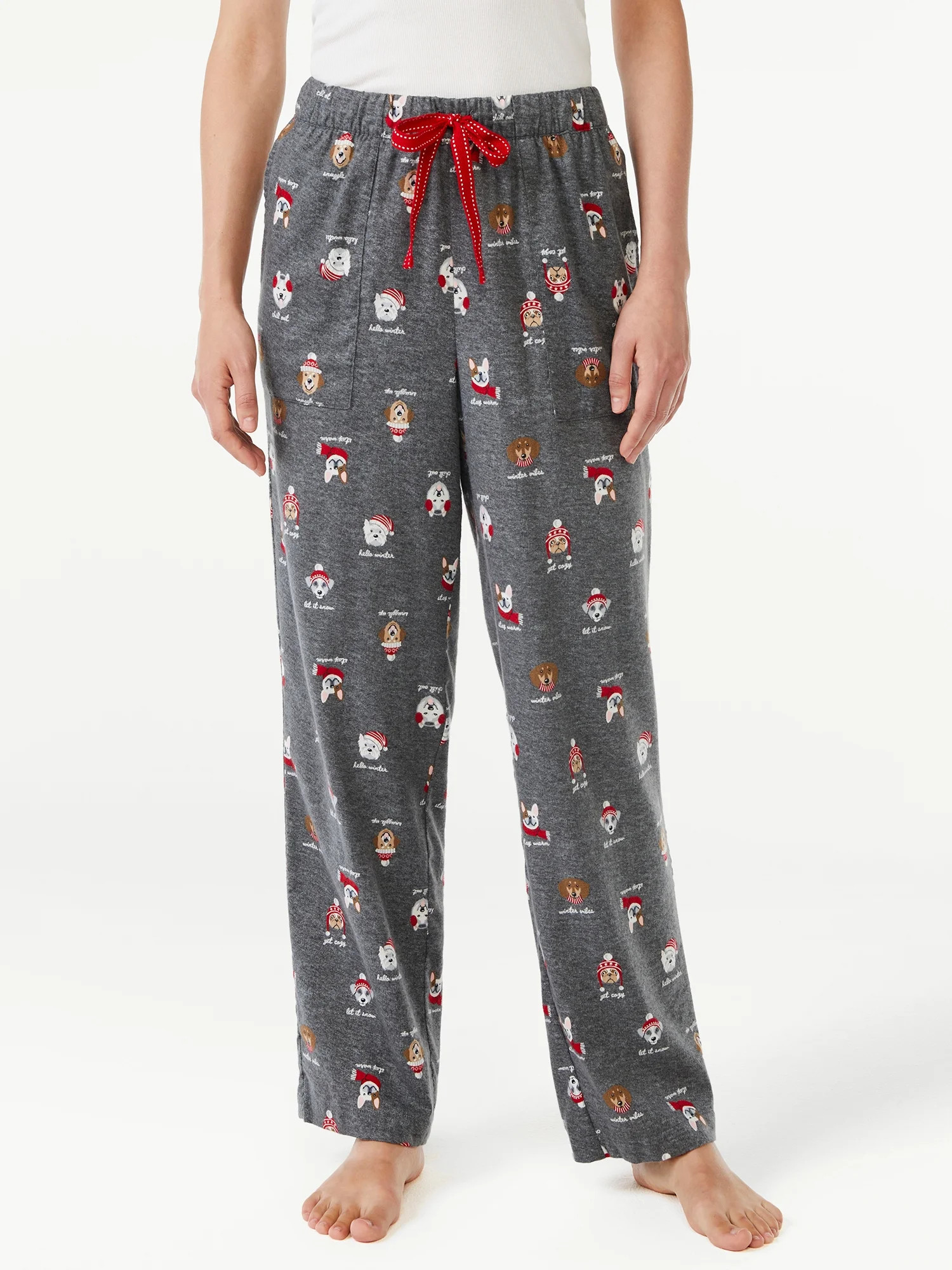 Joyspun Women's and Women's Plus Flannel Lounge Pants, Sizes up to 3X - Walmart.com | Walmart (US)