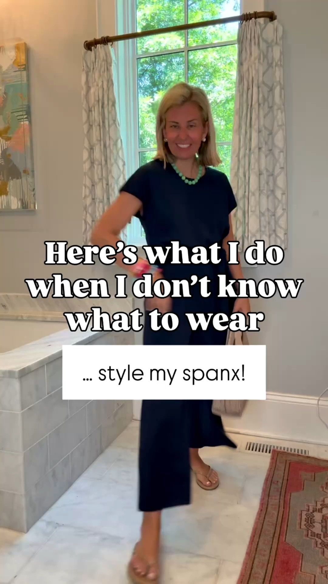 Extra 30% off sale price!! Here’s what I do when I don’t know what to wear…style my Spanx!! 

My Spanx sizing: 
Tees - xs
Shorts 5" - small
Hoodie - xs 
Leggings - 7/8 small 
Wide Leg Jeans - xs petite
Rib Maxi Dress - small
Tie-Waist Jumpsuit - small petite
Tie-Waist Maxi Dress - small
T-Shirt Dress - small
*Use Catherine20 for 20% off my bracelets


#LTKdayinmylife #LTKstorytime #LTKOver40