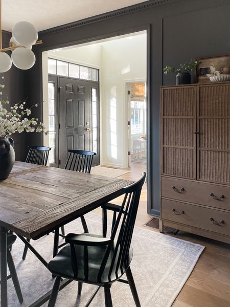 Dining room views—loving my storage cabinet to hide all the things! 

#LTKhome