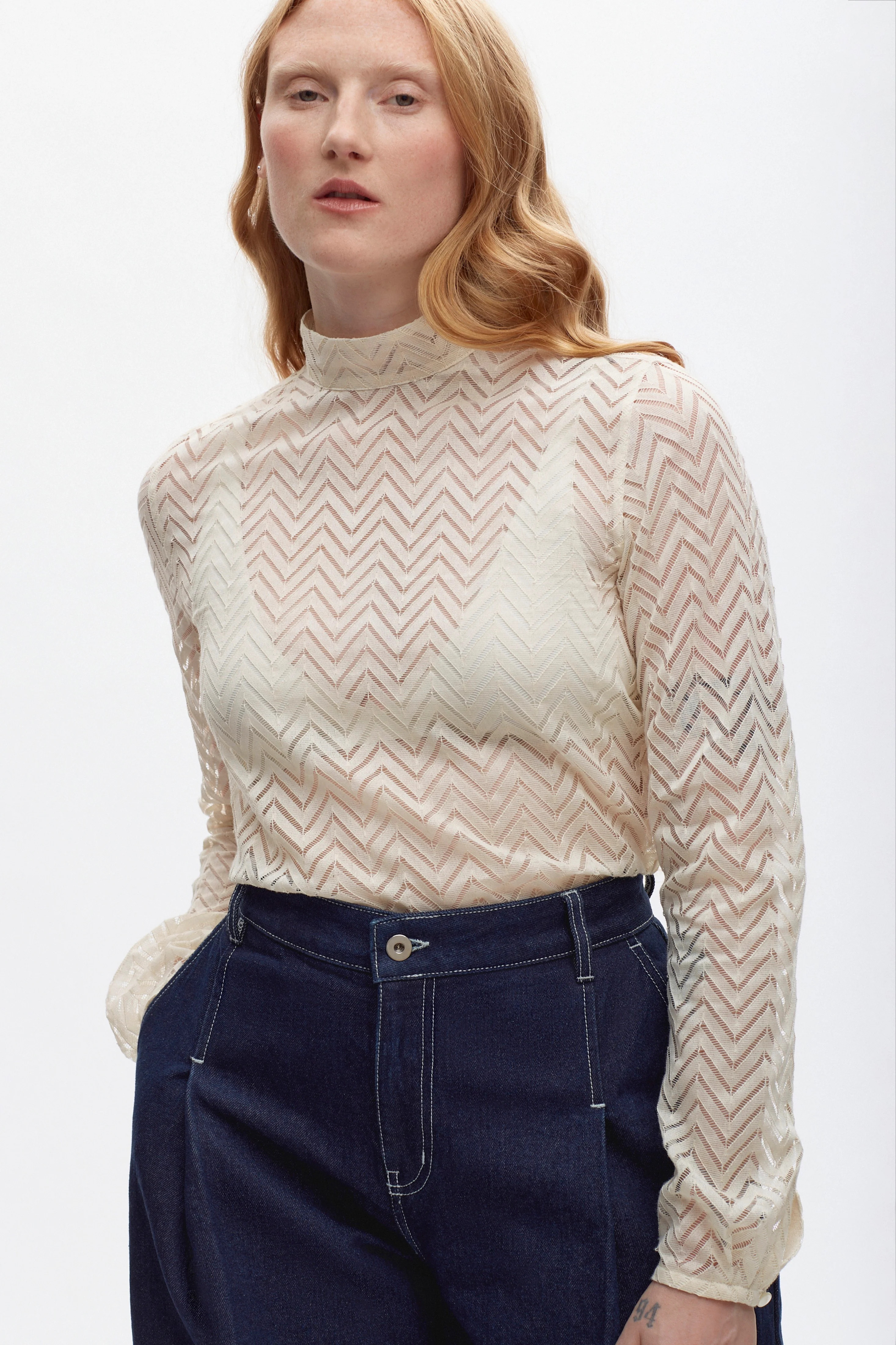 Women's Lace Mockneck | Kotn