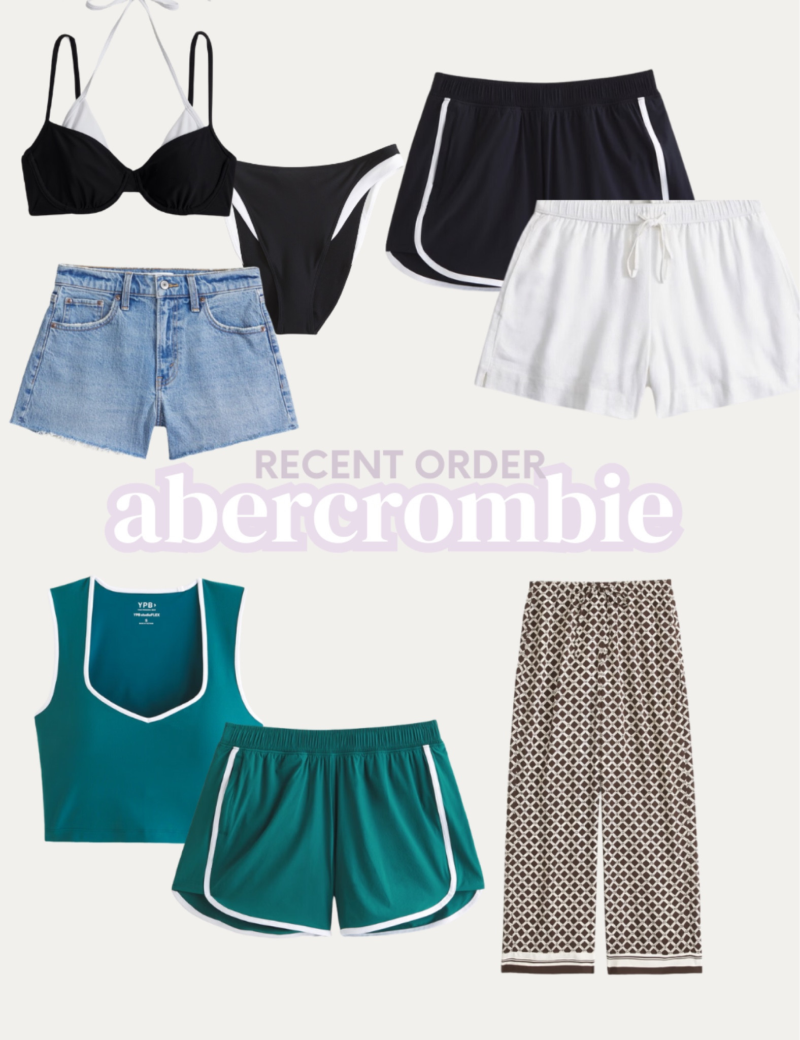 Recent Abercrombie order! 20% off right now and an additional 15% with code AFKATHLEEN!