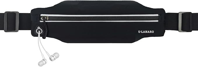 Slim Running Belt Fanny Pack for Men Women, Running Phone Holder Runners Pouch Waist Pack for Wor... | Amazon (US)