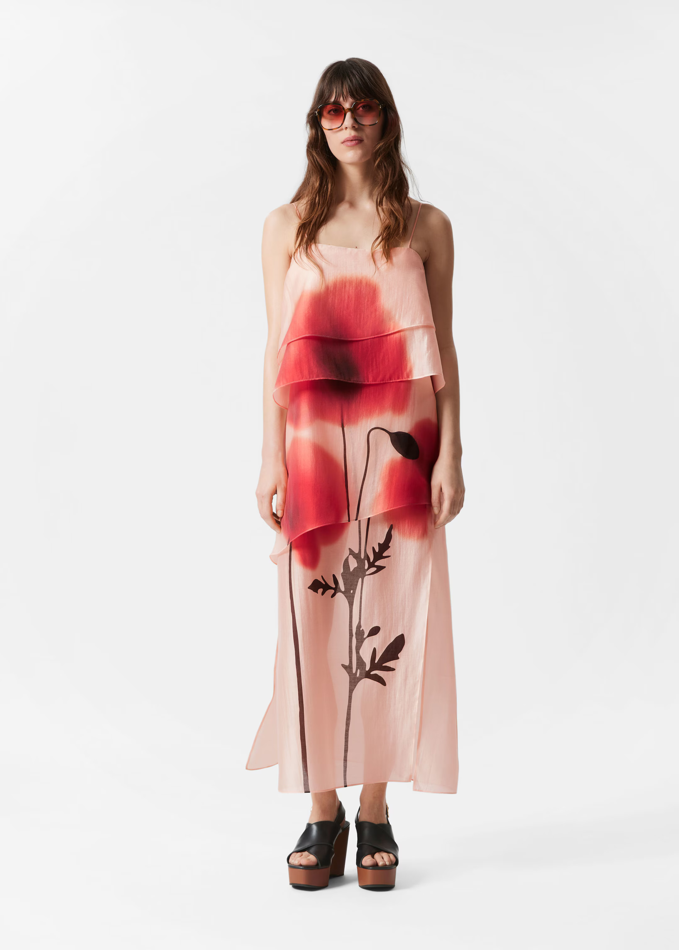 Floral-Appliqué Maxi Dress | & Other Stories UK
