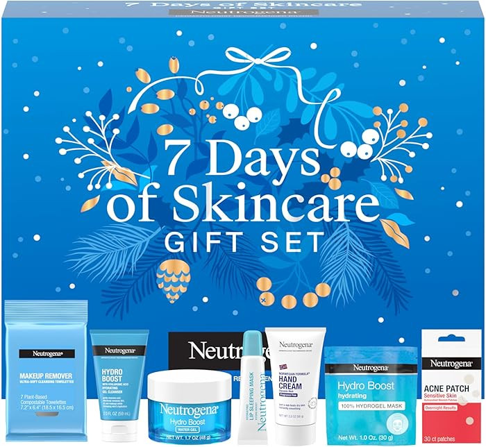 Neutrogena 7 Days of Skincare Set ($56.00 Value), Daily Skin Care Essentials – Face Wash, Facia... | Amazon (US)