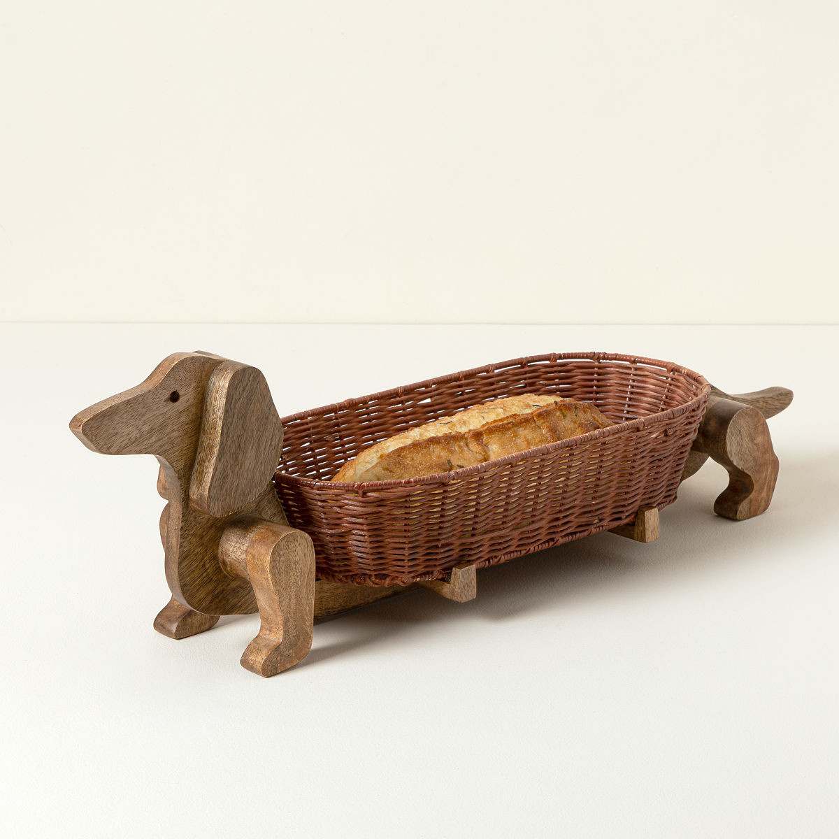 Dachshund Storage Basket | UncommonGoods