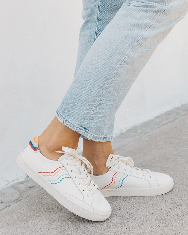 Retro-Stripe Sneaker | Soludos