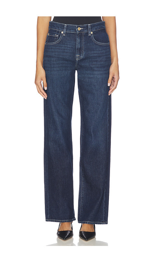 7 For All Mankind Tess Trouser Jeans in Oceandrift. Size 30 | Revolve Clothing (Global)